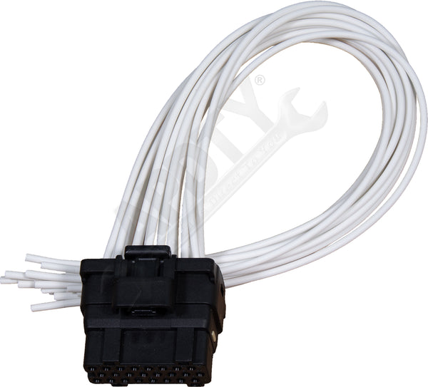 APDTY 133995 FICM Fuel Control Module Wiring Harness Pigtail Connector - Middle