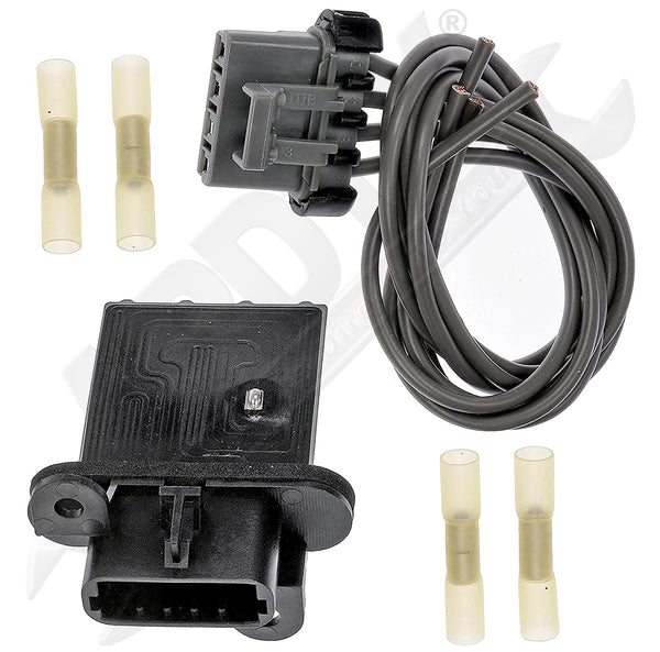 APDTY 136998 Blower Motor Resistor Kit With Wire Wiring Harness Pigtail