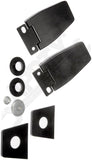 APDTY 144996 Tailgate Liftgate Glass Hinge Set Compatible With 1987-06 Wrangler