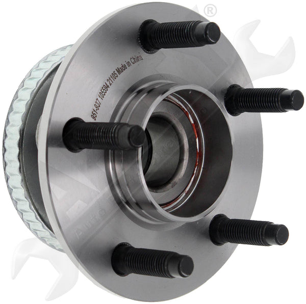 APDTY 512107 Wheel Hub Bearing Assembly w/ ABS Tone Ring