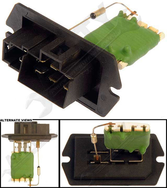 APDTY 084133 Blower Motor Resistor (Controls AC & Heater Blower Motor Speed)