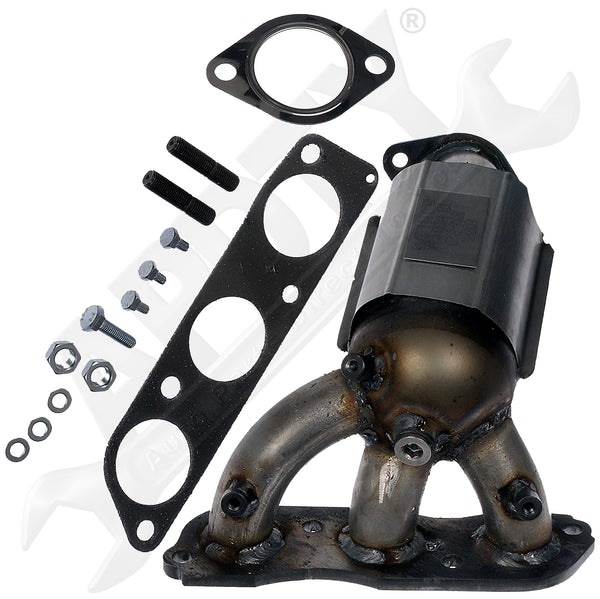 APDTY 104068 Exhaust Manifold Kit With Catalytic Converter