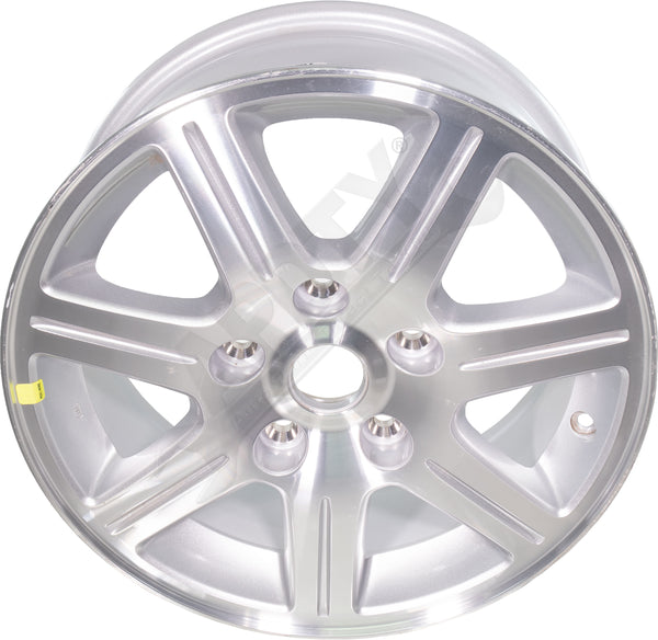 APDTY ZX30PAKAC Aluminum Alloy Wheel Silver 16x6.5 Fits 2008-2010 Town & Country