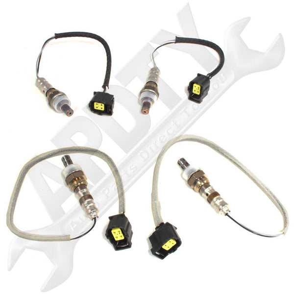 APDTY KIT-AFS-001 O2 Oxygen Sensor Complete Set Of 4