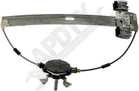 APDTY 851186 Manual Window Regulator (Non-Powered)