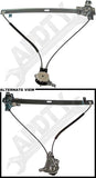 APDTY 851679 Manual Window Regulator (Non-Powered)