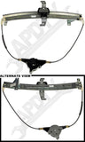 APDTY 851772 Power Window Regulator (Regulator Only)