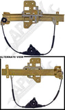 APDTY 851795 Power Window Regulator (Regulator Only)