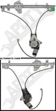 APDTY 852011 Power Window Regulator and Motor Assembly