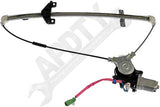 APDTY 852120 Power Window Regulator and Motor Assembly; Rear Right