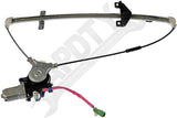 APDTY 852129 Power Window Regulator and Motor Assembly; Rear Left