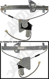 APDTY 852143 Power Window Regulator and Motor Assembly