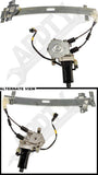 APDTY 852398 Power Window Regulator and Motor Assembly
