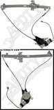 APDTY 852698 Power Window Regulator and Motor Assembly