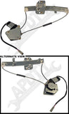 APDTY 852730 Power Window Regulator and Motor Assembly