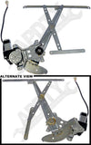 APDTY 852807 Power Window Regulator and Motor Assembly