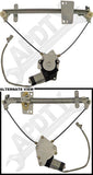 APDTY 852855 Power Window Motor & Regulator Assembly; Sedan; Rear Left