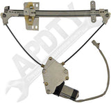 APDTY 852855 Power Window Motor & Regulator Assembly; Sedan; Rear Left