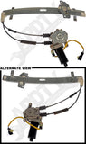 APDTY 859411 Power Window Regulator and Motor Assembly