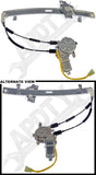 APDTY 859489 Power Window Regulator and Motor Assembly