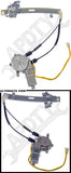 APDTY 859492 Power Window Regulator and Motor Assembly