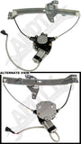 APDTY 859622 Power Window Regulator & Motor Assembly Fits Rear RH 06-13 Impala