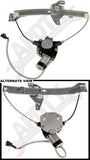 APDTY 859622 Power Window Regulator & Motor Assembly Fits Rear RH 06-13 Impala