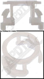 APDTY 911517 Heater Hose Retaining Clip - Plastic