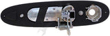 APDTY 94302 Chrome Exterior Door Handle Fits Front Left 98-02 Town Car