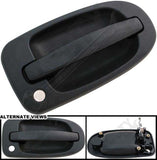 APDTY 94480 Exterior Door Handle Front Right (Passenger) Black With Key Hole
