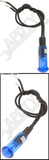 APDTY 95022 Blue Round Mini Bezel-free Light Indicator