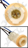 APDTY 95827 3-Wire Signal and Parking Lights Socket Replaces D4ZZ 13234-A