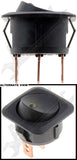 BLACK BODY/AMBER LED GLOW - ROUND STYLE