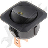 BLACK BODY/AMBER LED GLOW - ROUND STYLE