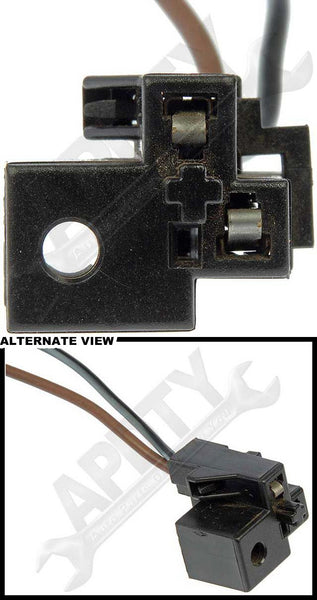 APDTY 96907 2-Wire Headlamp Socket 4703 Bulb