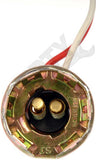 APDTY 96936 Electrical Sockets - 2-Wire Front and Rear Socket with Ground Lead