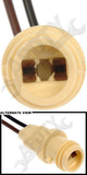 APDTY 96991 Electrical Sockets - 2-Wire Front and Rear Side Marker, License