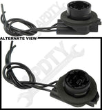 APDTY 96992 Electrical Sockets - 3-Wire Rear Stop, Tail, Turn and Back-Up