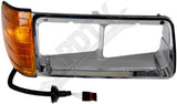 APDTY 9906318 Headlight Bezel Fits RH 90-96 Freightliner FLD120 W/ Corner Lamp
