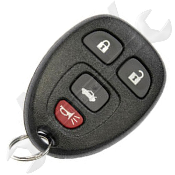 APDTY 24835 Keyless Entry Remote Key Fob Transmitter Replaces GM 20833561