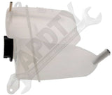 APDTY 714318 Coolant Reservoir Fluid Overflow Plastic Bottle Housing w/ Cap