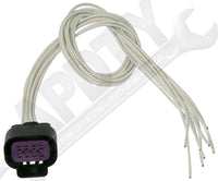 APDTY 756911 Wiring Harness Pigtail Connector For Throttle Body, Headlight, Etc.