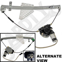 APDTY 852486 Window Regulator Motor Assembly Rear Right 01-04 Grand Cherokee