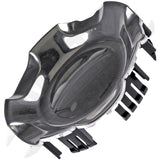 APDTY 010120 Brushed Aluminum Wheel Center Cap