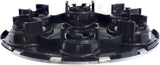 APDTY 010122 Wheel Center Cap - Brushed Aluminum Look