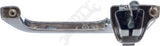 APDTY 01136 Exterior Chrome Metal Door Handle Right Passenger-Side Front or Rear