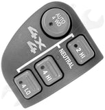APDTY 012171 4WD Four Wheel Drive Selector Switch Dash Mounted w/ 4-Wheel Auto