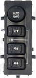 APDTY 012183 Four Wheel Drive Selector Switch (NP8; Models With AUTO Button)