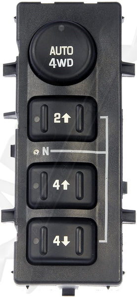 APDTY 012183 Four Wheel Drive Selector Switch (NP8; Models With AUTO Button)