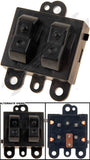 APDTY 012514 Power Window Switch - Console Mounted, 2 Button
